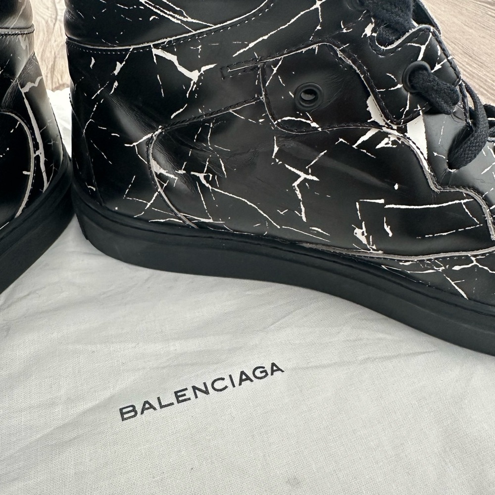 Balenciaga Black Leather Footwear mens - Picture 4 of 6